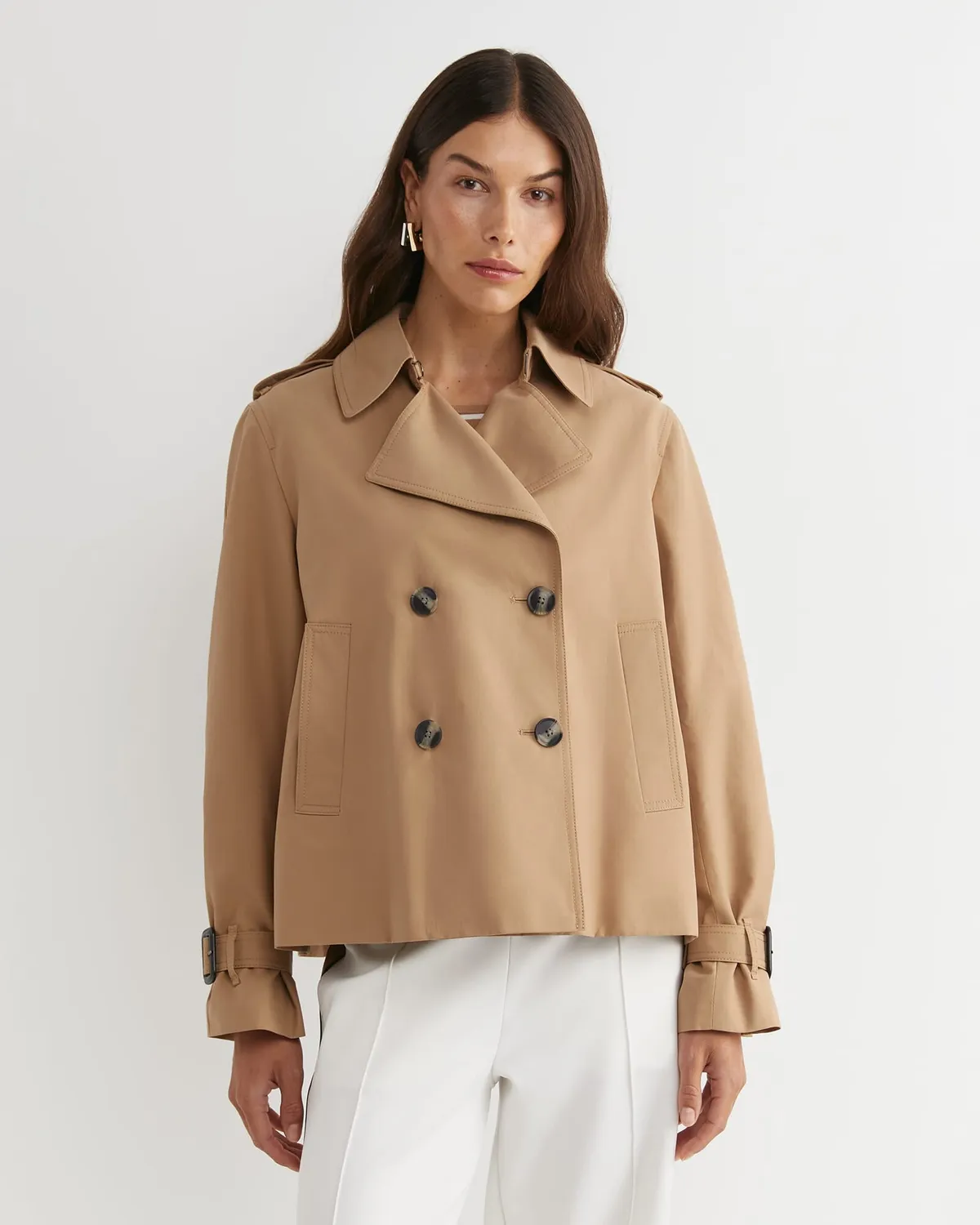 Sportscraft Audrey trench donna corto doppiopetto