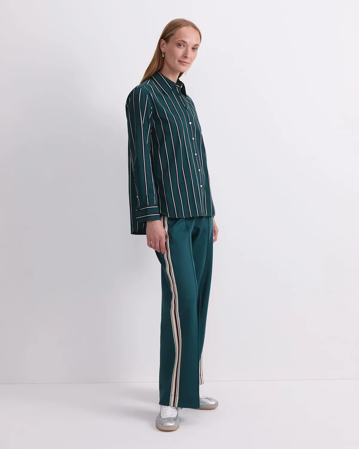 Sportscraft Jade Stripe camicia righe manica lunga