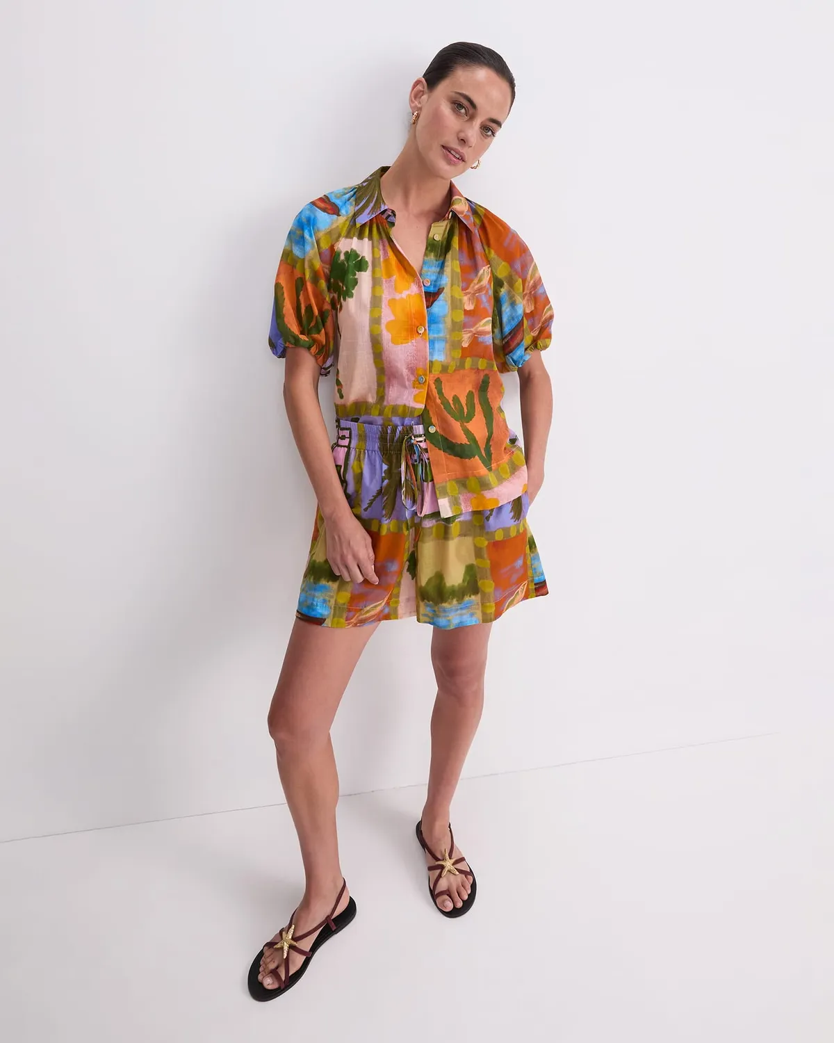 Sportscraft Kai Printed pantaloncini fantasia leggeri