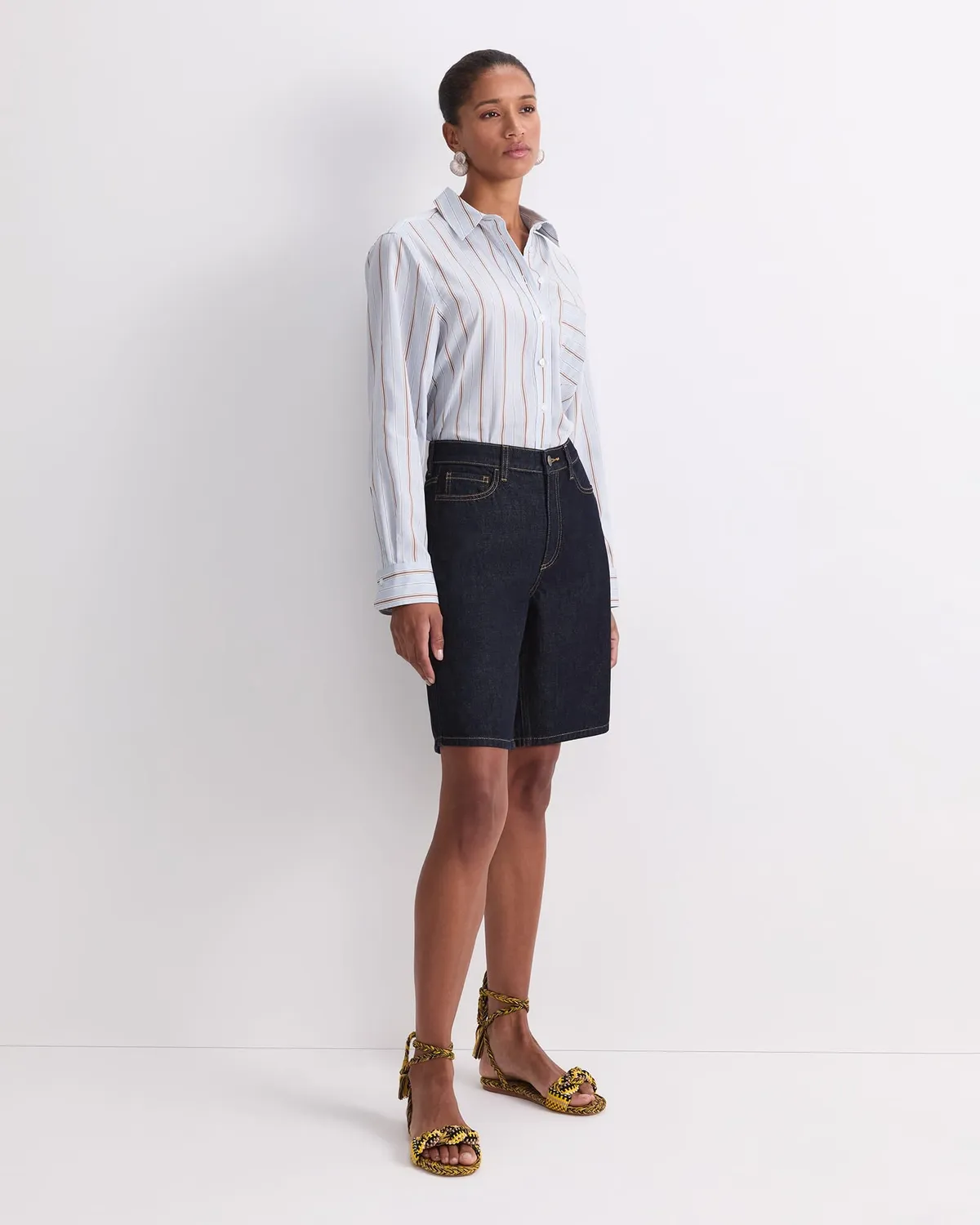 Sportscraft Allegra 120368 shorts denim al ginocchio