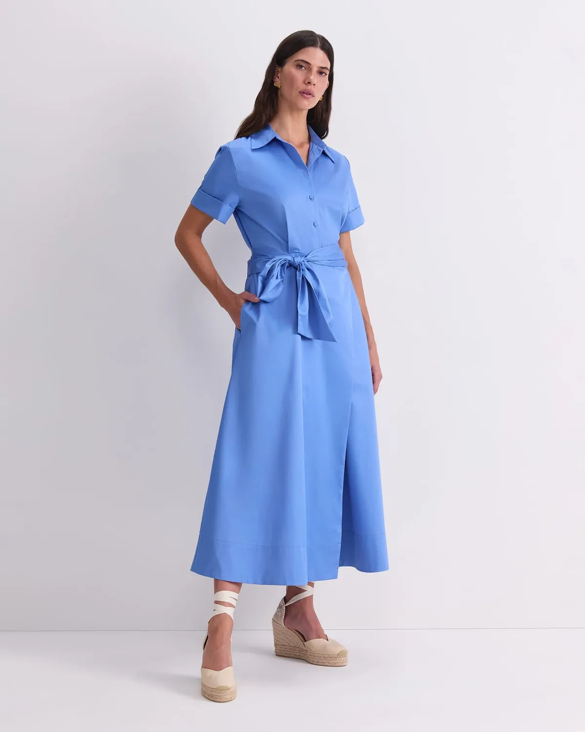 Sportscraft Etta vestito midi donna camicia sarong