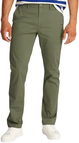 Tommy Hilfiger Denton Satin Straight Fit chino uomo blu