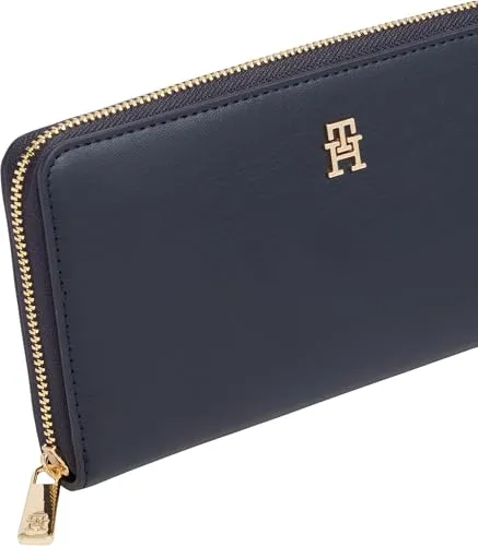 Tommy Hilfiger TH Icon AW0AW17744 portafoglio zip blu
