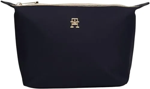 Tommy Hilfiger Poppy Washbag beauty case blu con cerniera