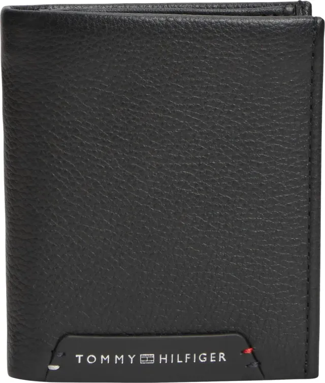 Tommy Hilfiger AM0AM14786 portafoglio uomo nero trifold