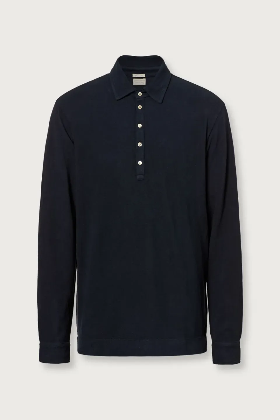 Massimo Alba Raya polo uomo blu scuro cashmere
