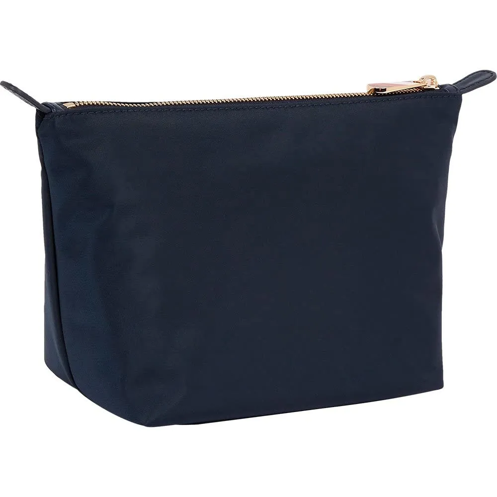Tommy Hilfiger Poppy beauty case blu sostenibile