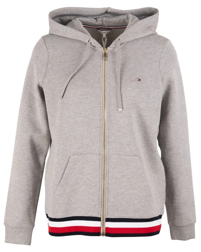 Tommy Hilfiger Heritage felpa donna cappuccio zip