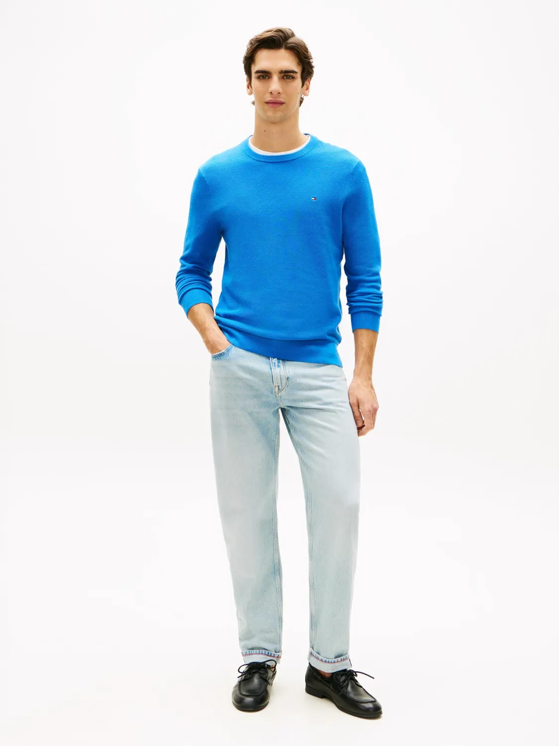 Tommy Hilfiger Essential MW0MW36347 maglione girocollo M blu