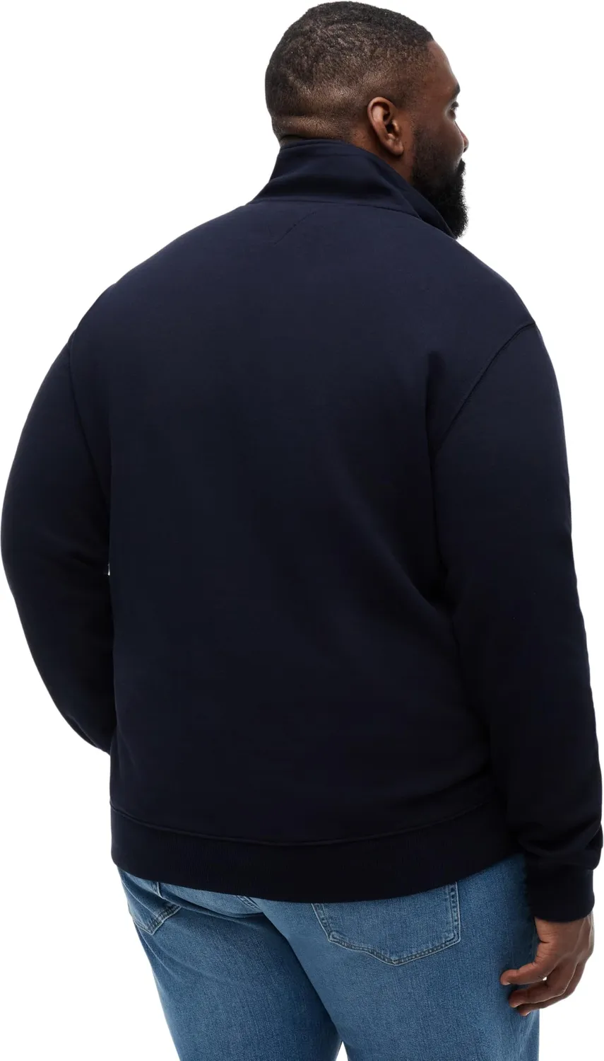 Tommy Hilfiger BT-Essential Terry MW0MW45103 felpa mezza zip cotone