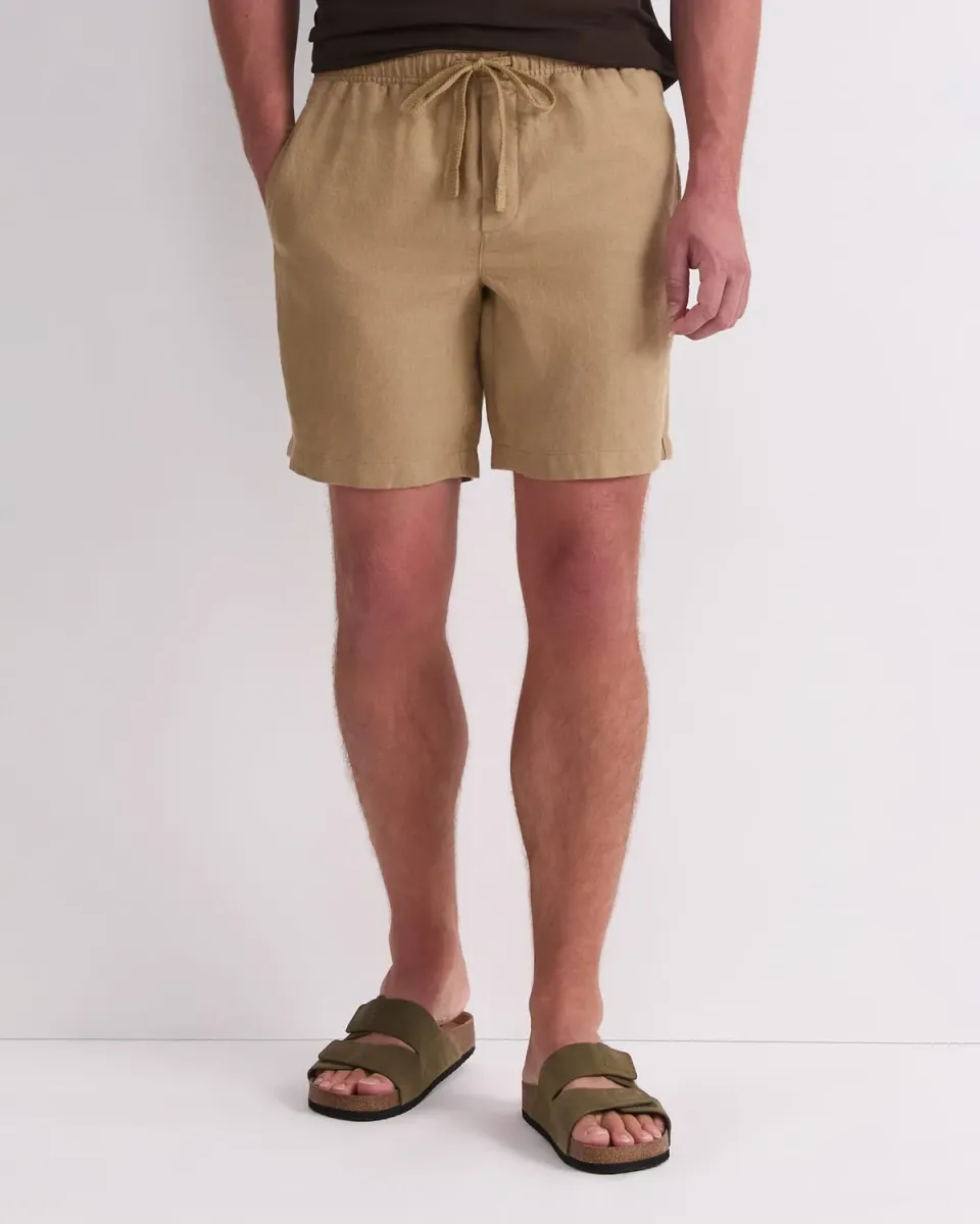 Sportscraft Caffery Shorts lino donna vita elastica