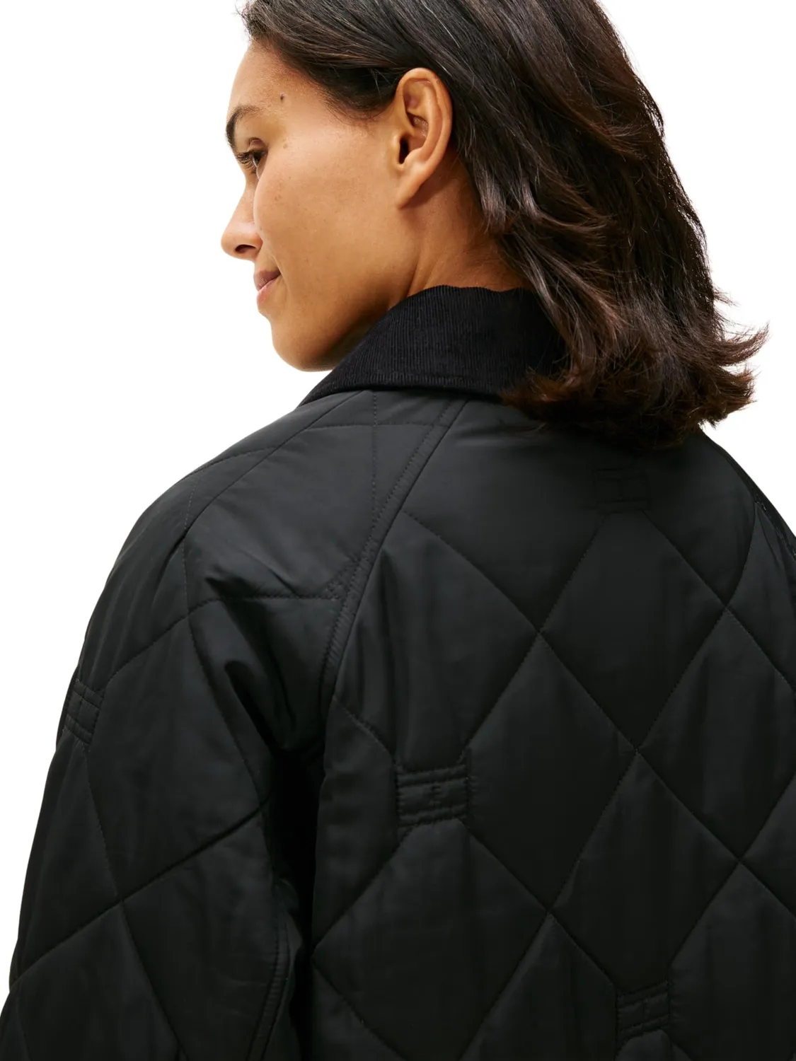 Tommy Hilfiger Quilted WW0WW47747 parka donna M nero
