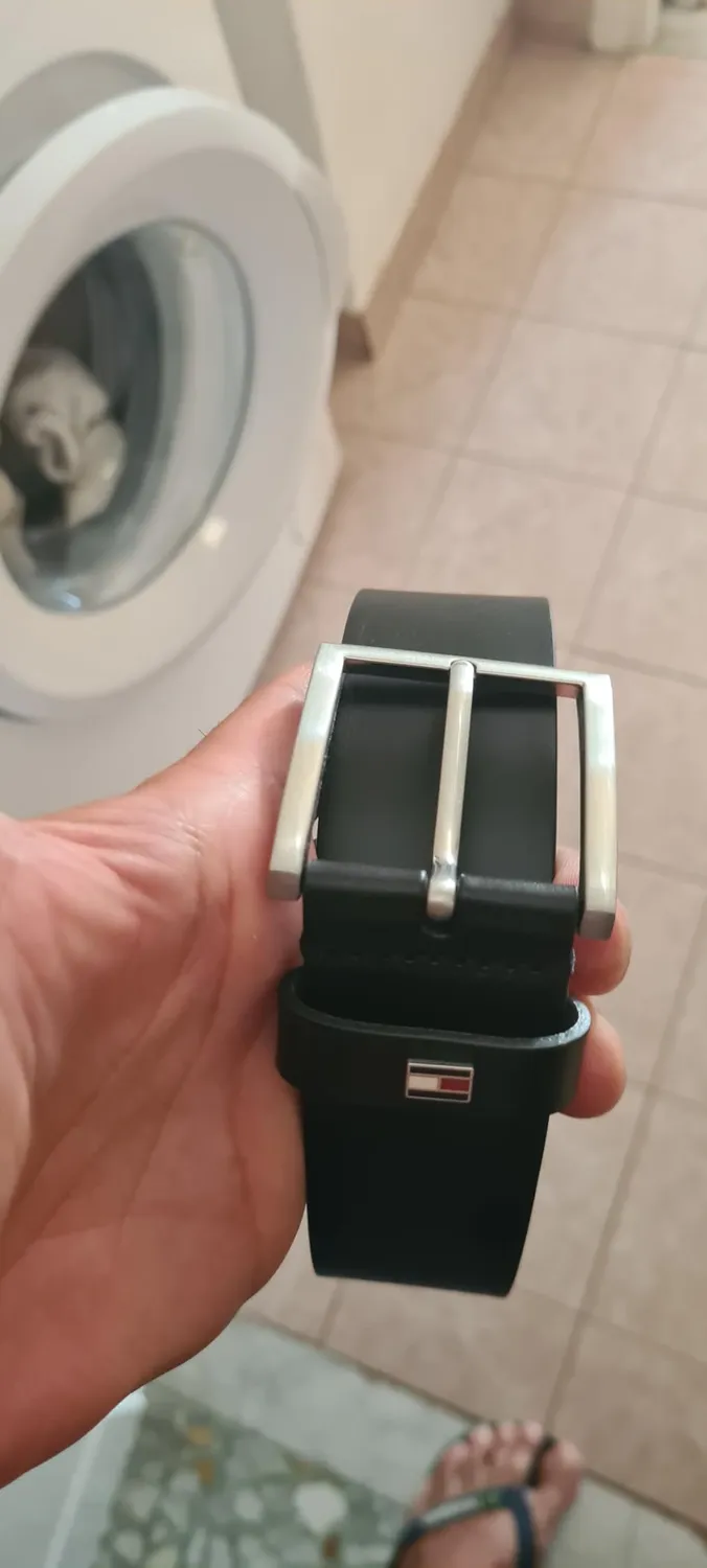 Tommy Hilfiger Hampton 4.0 cintura pelle uomo 105 cm
