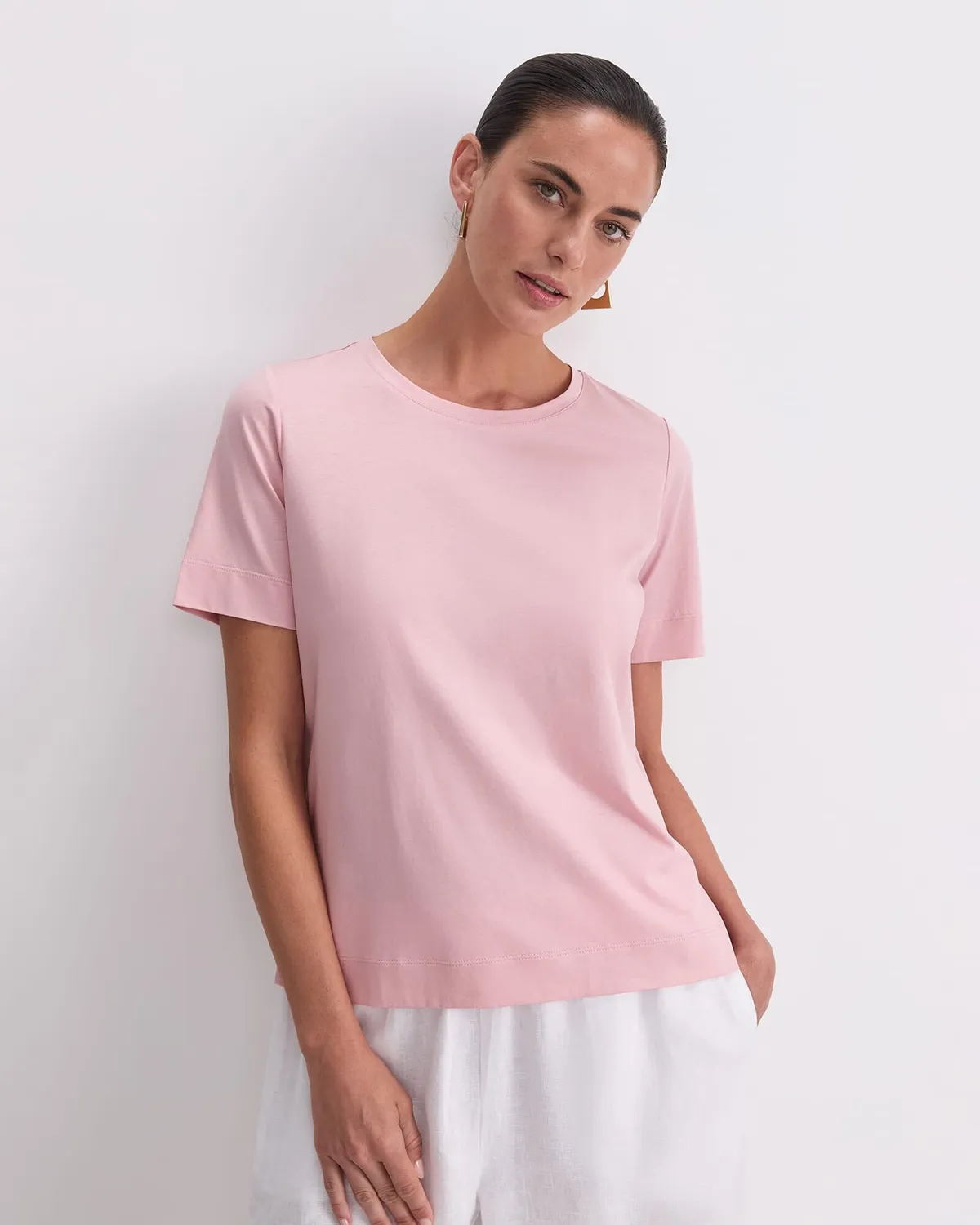 Sportscraft Mercerised Cotton Short Sleeve Tee t-shirt manica corta