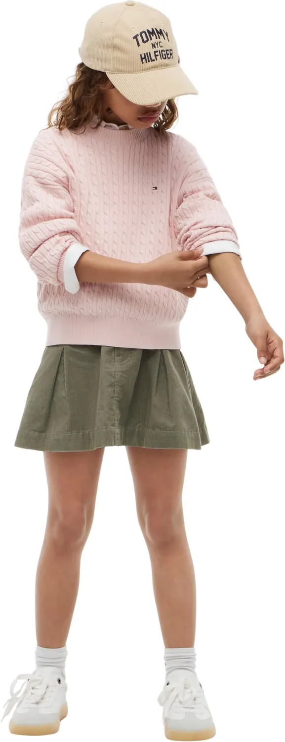 Tommy Hilfiger KG0KG08848 maglione bambina a trecce