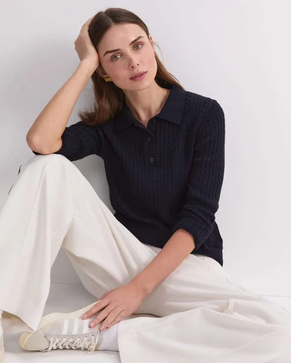 Sportscraft Elka polo donna trecce in cotone