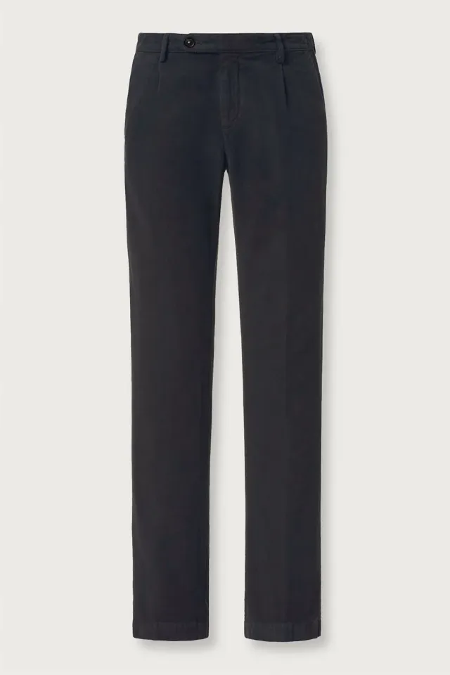 Massimo Alba Ionio2 pantaloni uomo dark blue cotone