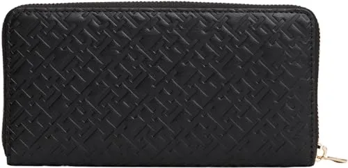 Tommy Hilfiger Icon Mono Portafoglio Zip Nero