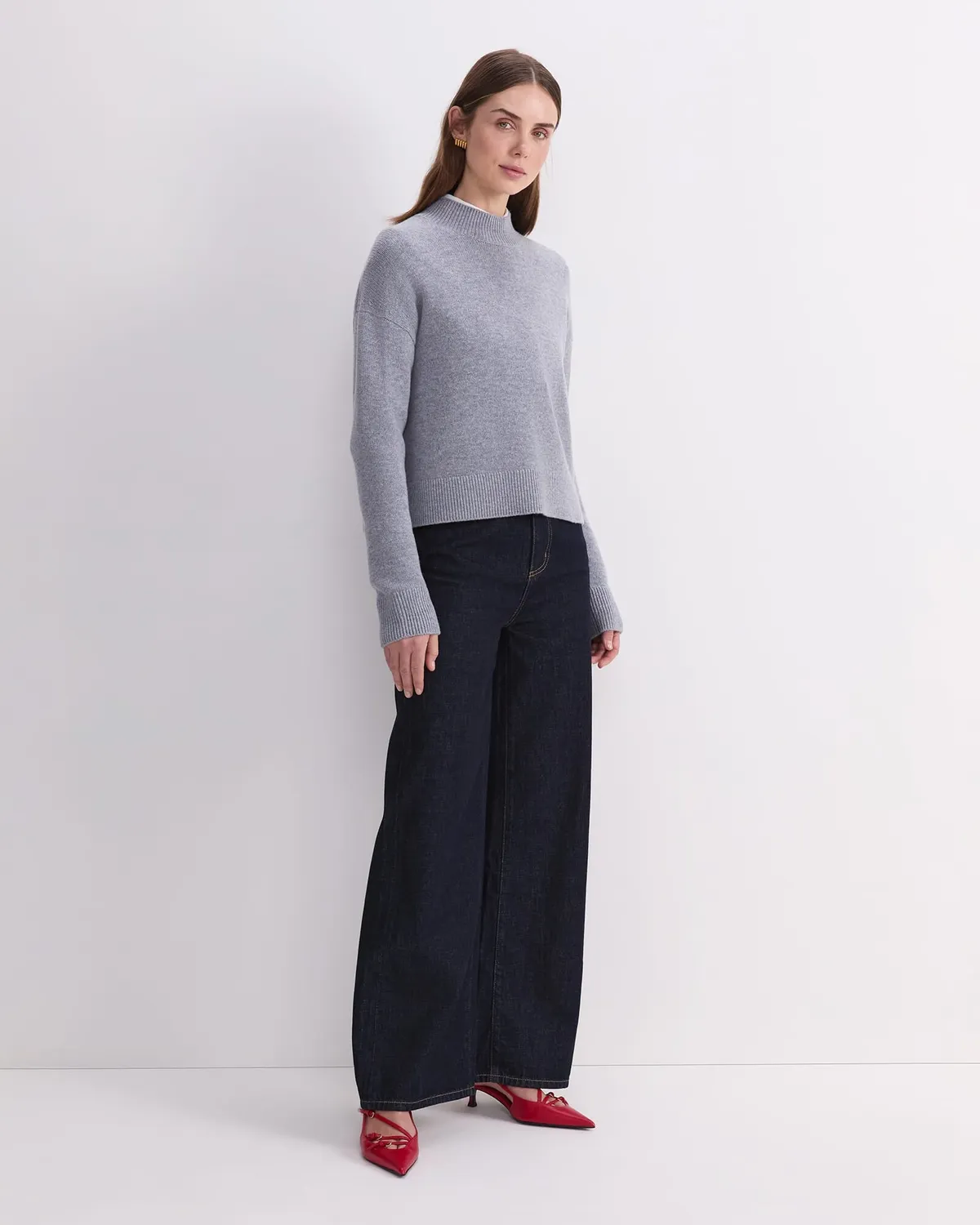 Sportscraft Pearl Relaxed maglione lana cashmere girocollo
