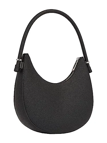 Tommy Hilfiger Emblem borsa donna nera con zip