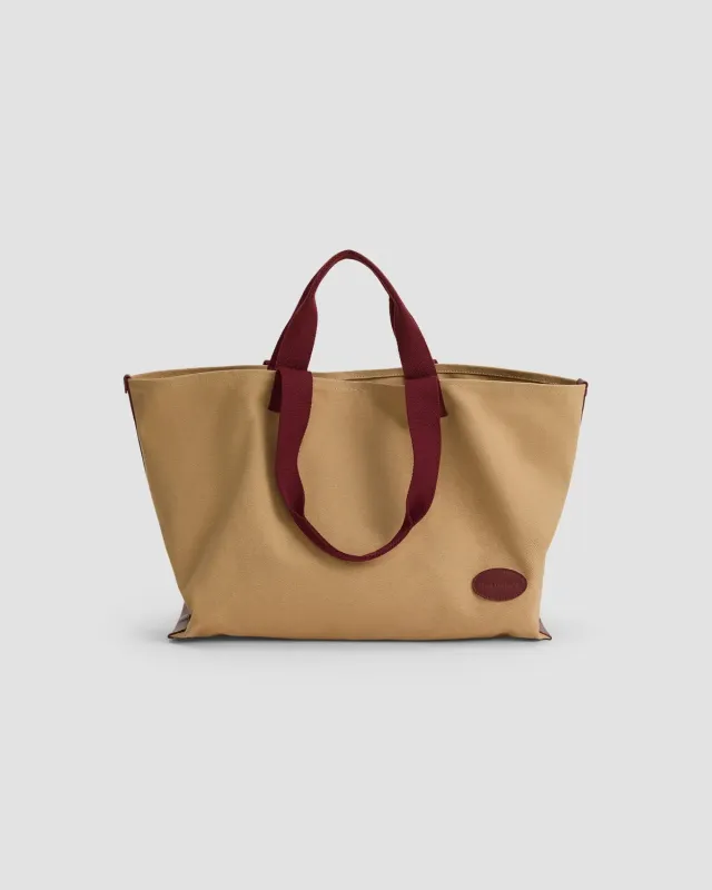 Sportscraft Camberwell Tote borsa donna tela manici pelle