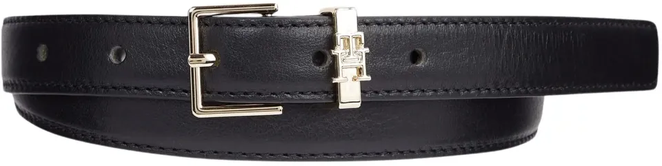 Tommy Hilfiger TH Square Cintura Pelle Donna 85 Space Blue