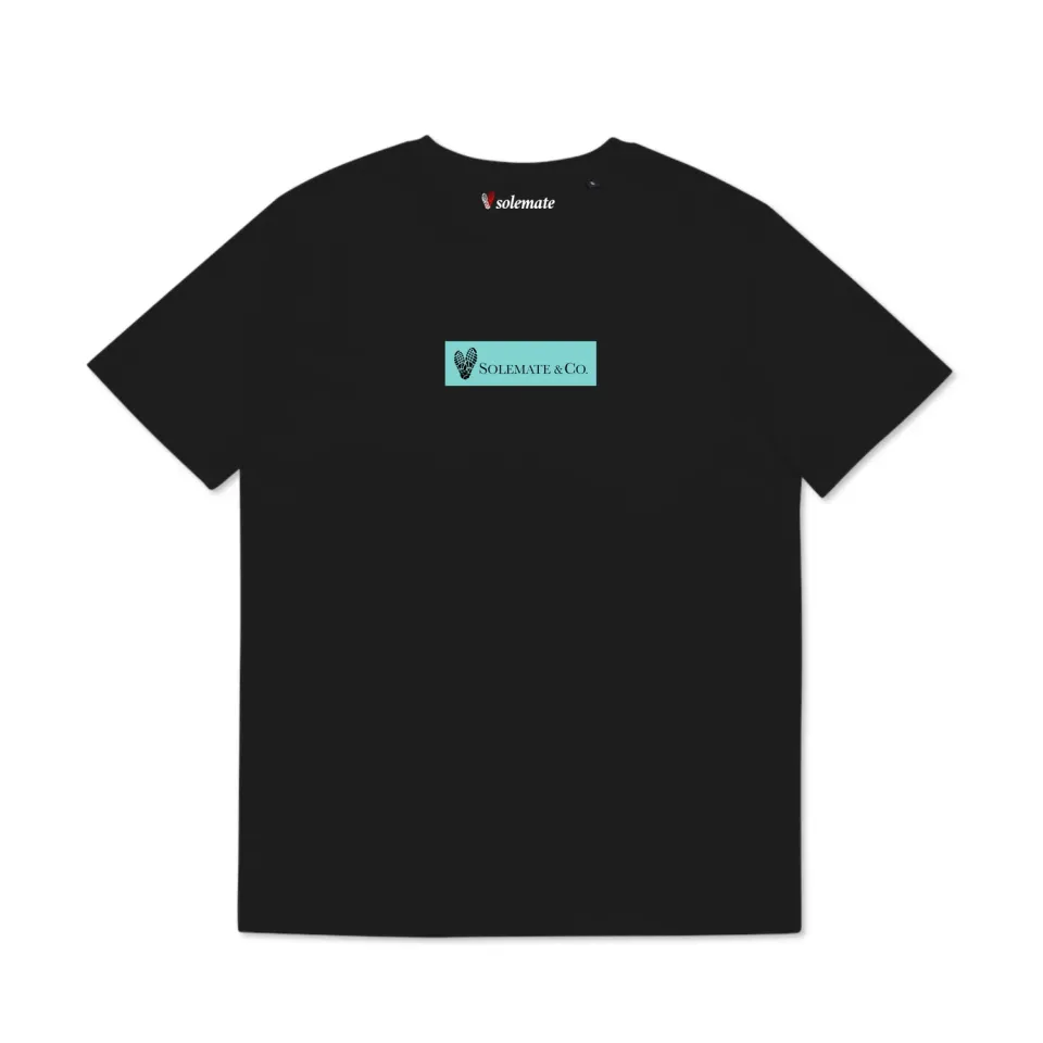 Solemate 1837 Box Logo t-shirt nera S cotone bio