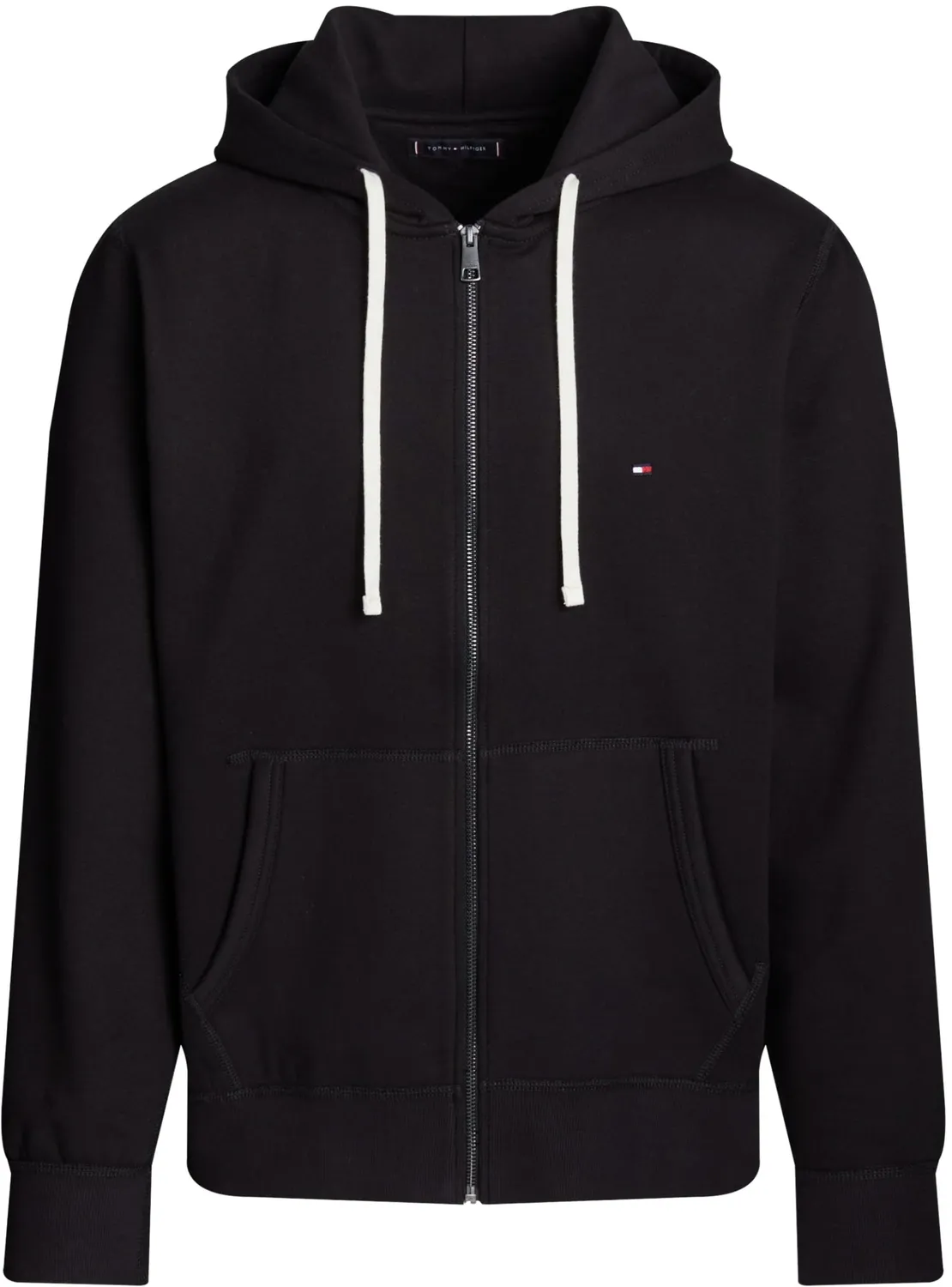Tommy Hilfiger Essential Fleece Felpa Zip Uomo nera S