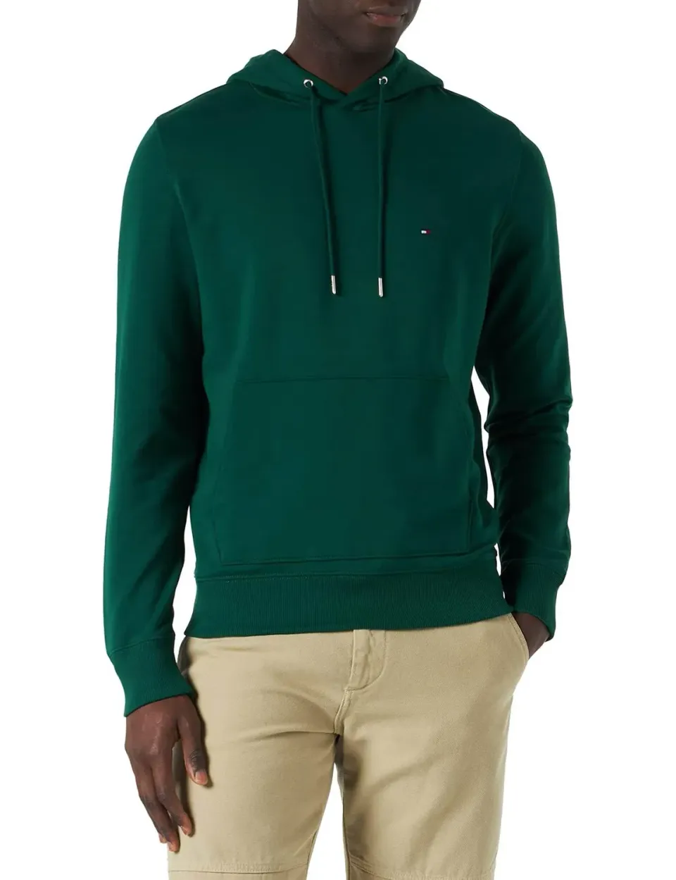 Tommy Hilfiger 1985 felpa uomo blu con cappuccio cotone