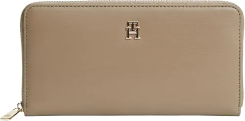 Tommy Hilfiger TH Icon AW0AW17744 Portafoglio Donna Khaki Large