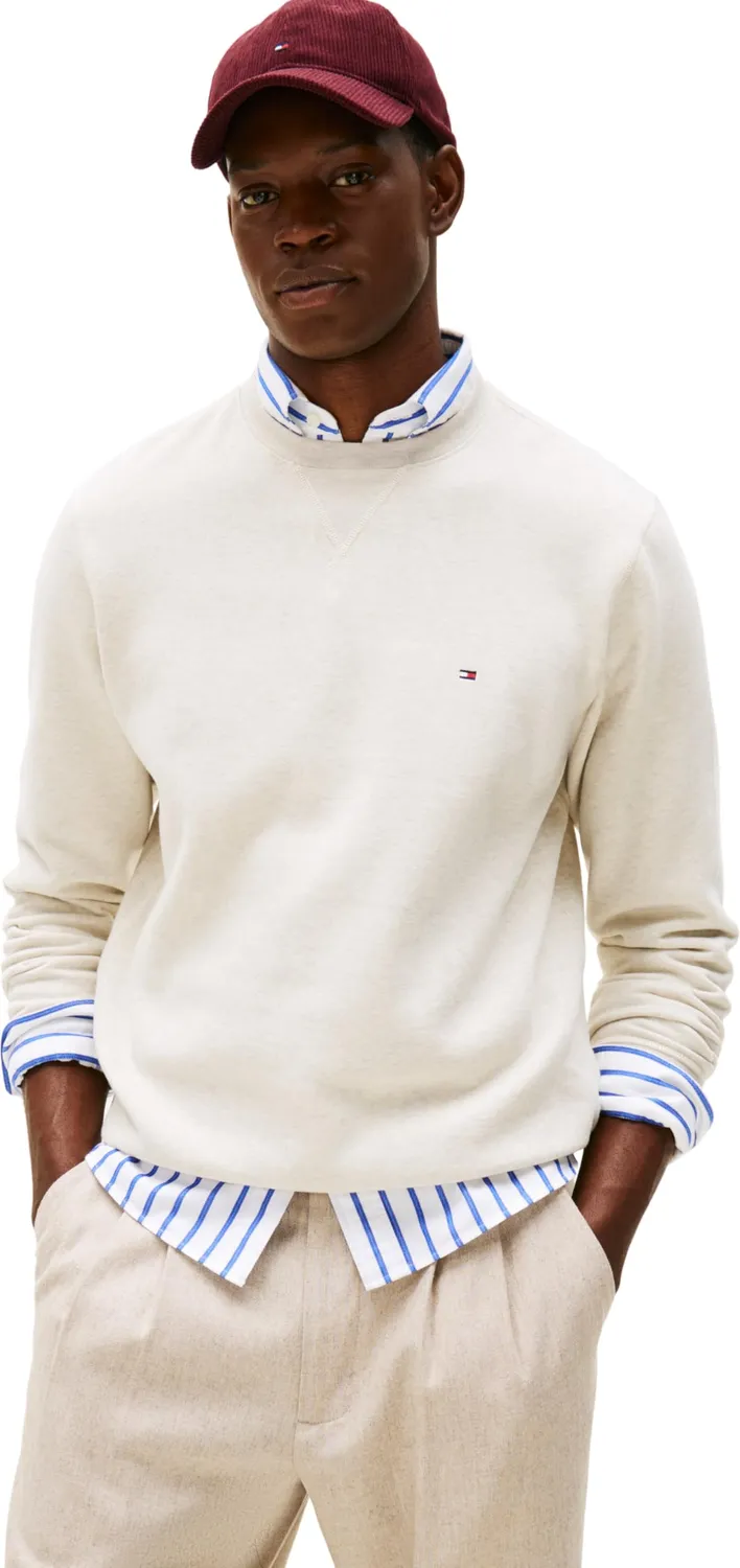 Tommy Hilfiger Seasonal Fleece Felpa Girocollo Uomo in Pile