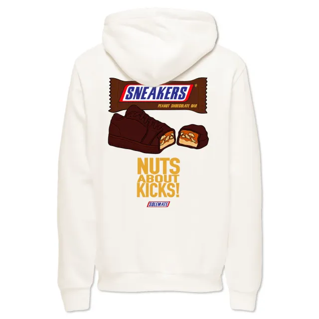 Solemate Nuts felpa cappuccio panna cotone organico