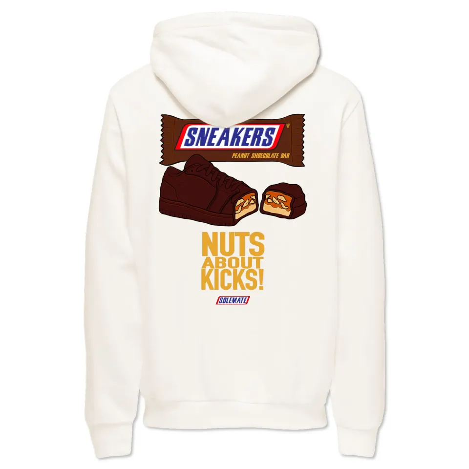 Solemate Nuts felpa cappuccio panna cotone organico