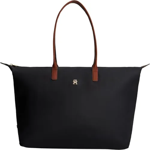 Tommy Hilfiger Popette Maxi Tote borsa in tessuto