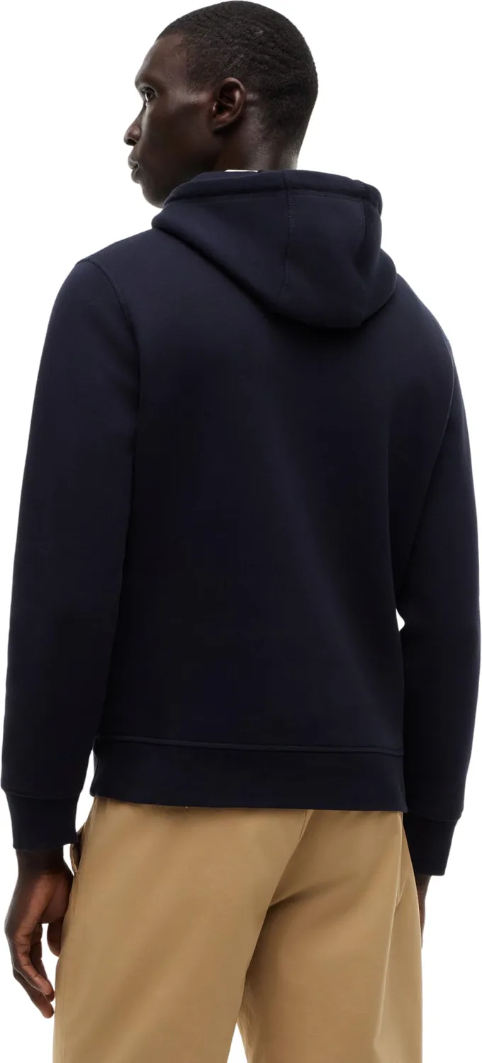 Tommy Hilfiger Core Tommy Logo felpa cappuccio uomo nera