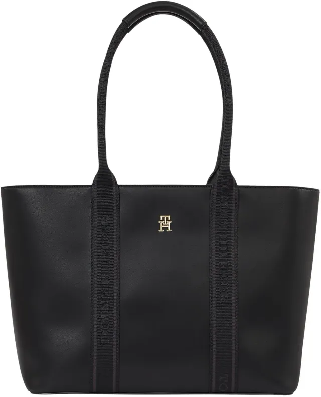 Tommy Hilfiger Logotape AW0AW17198 tote nera