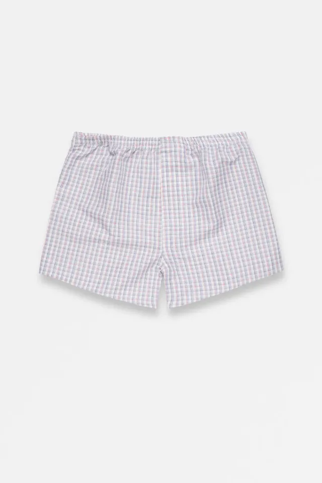 Massimo Alba Boxer boxer uomo blu cotone lino
