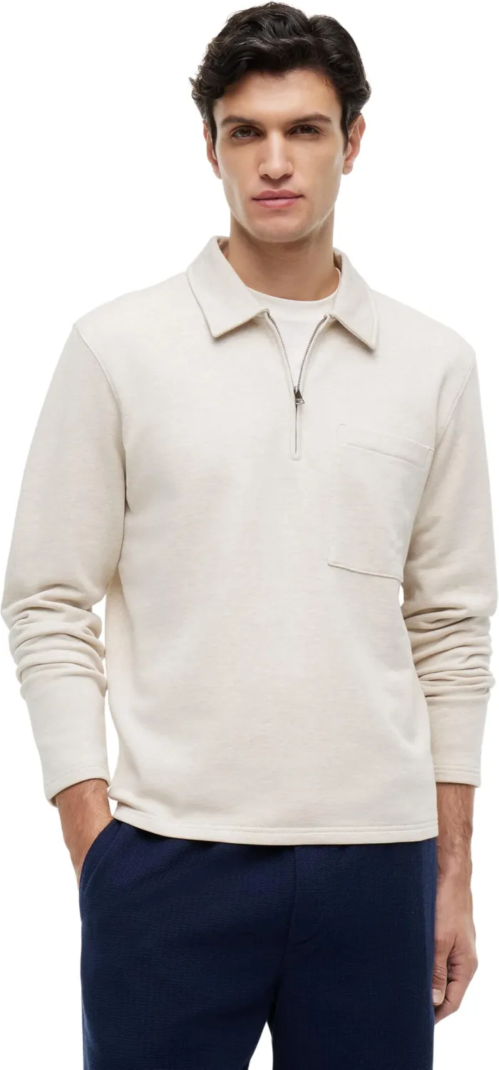 Tommy Hilfiger Essential Terry MW0MW43213 felpa uomo beige