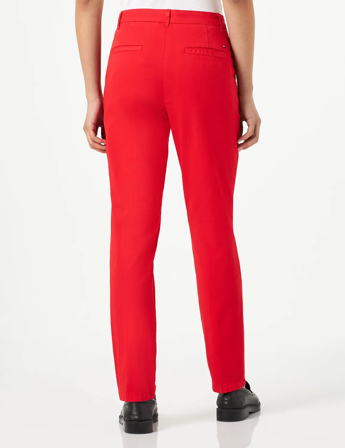Tommy Hilfiger WW0WW37763 Pantaloni Chino Donna 46 Slim