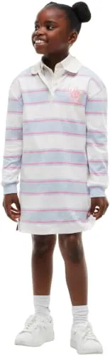 Tommy Hilfiger Rugby Dress Kg0kg09706 abito polo 14 anni manica lunga