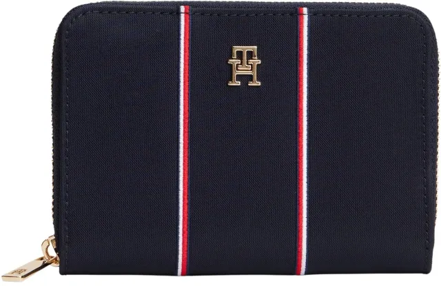 Tommy Hilfiger Icon Med Nylon Corp borsa blu con zip