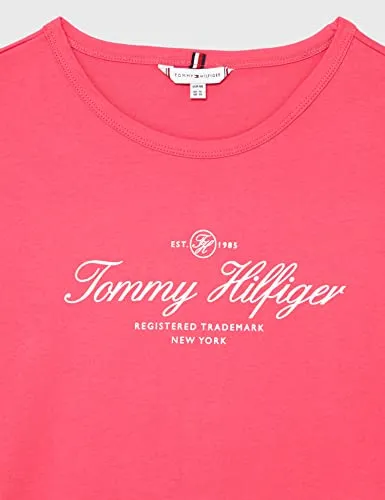 Tommy Hilfiger t-shirt donna scollo rotondo maniche corte cotone