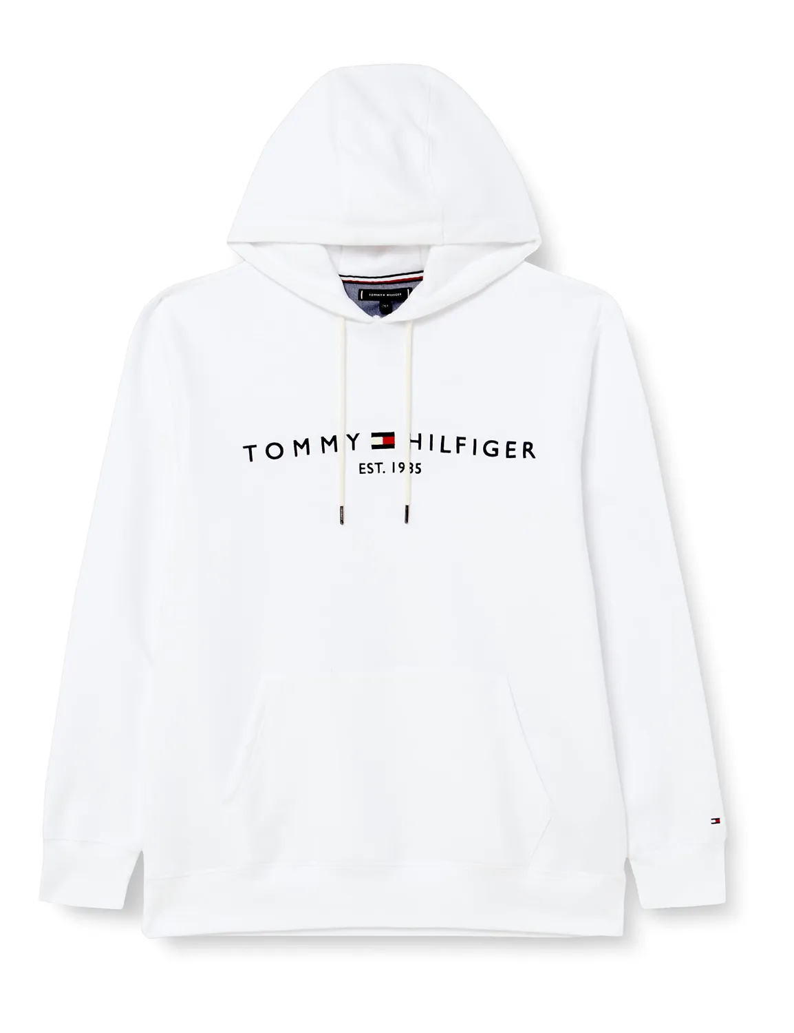 Tommy Hilfiger felpa uomo con cappuccio blu XXL cotone