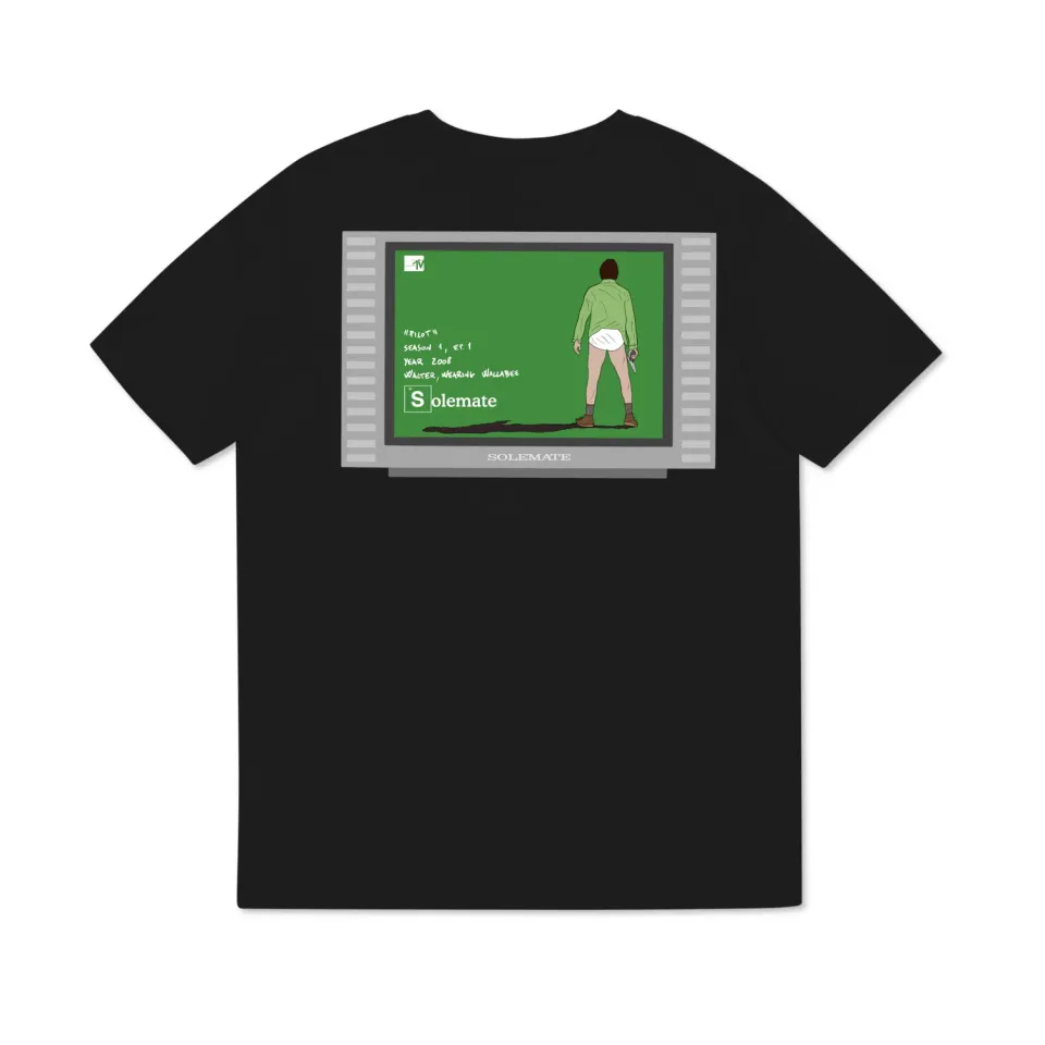 Solemate Walter STV t-shirt nera cotone bio