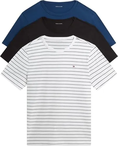 Tommy Hilfiger Stripe UM0UM03962 t-shirt uomo M pacco 3 righe