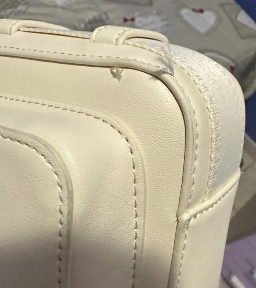 Tommy Hilfiger Camera Bag tracolla media bianca calico