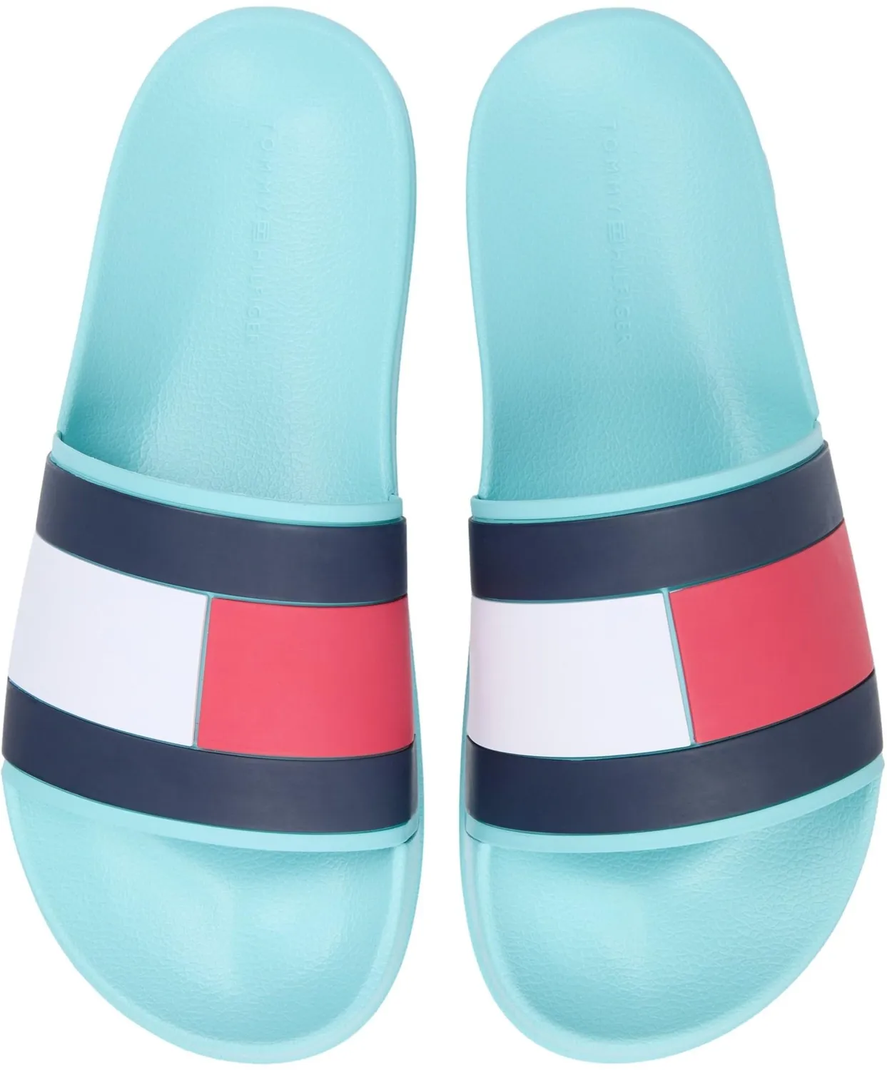 Tommy Hilfiger Core Hilfiger Flag Pool Slide FM0FM05798 ciabatte uomo bianche