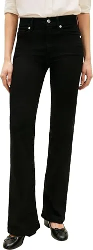 Tommy Hilfiger Flare WW0WW49664 jeans donna 28W/30L nero
