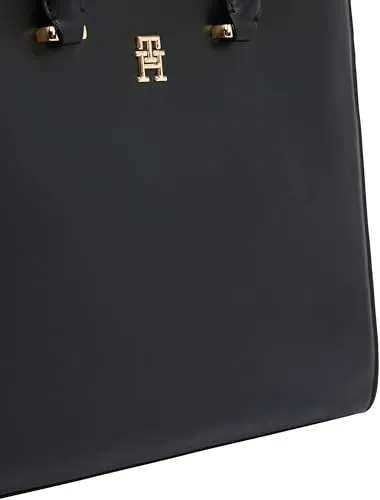Tommy Hilfiger Eternity Med Tote Bag Zip Nera