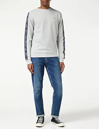 Tommy Hilfiger felpa girocollo uomo misto cotone